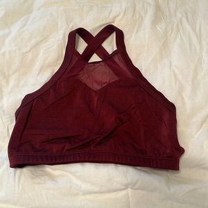 Maroon dance top